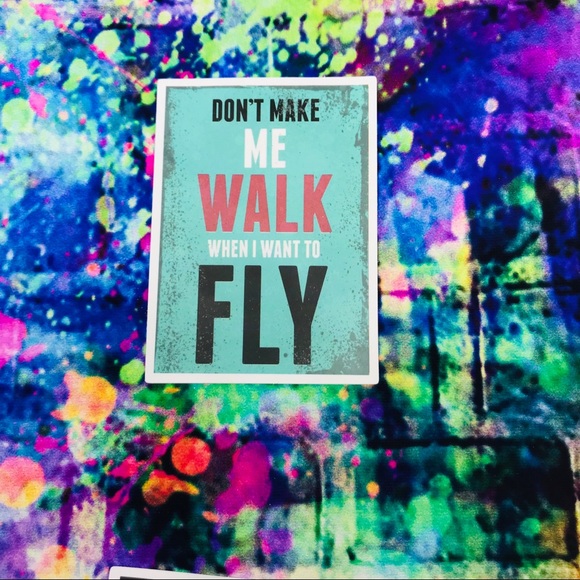 Fly Motivational Mini Poster Stickers Decor - Picture 4 of 4